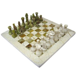 Шахматы 30*30 оникс + яшма